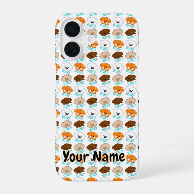 Raining Cats and Dogs -  iPhone Case (Back)