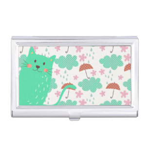 Raining Cats Business Card Case