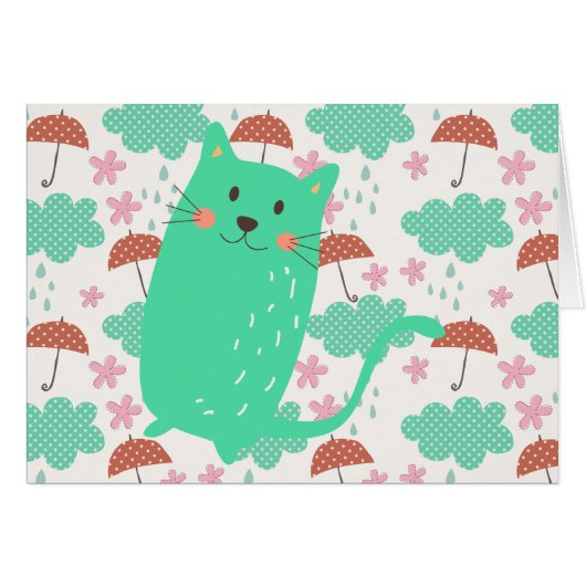 Raining Cats Cards (Front Horizontal)