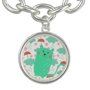 Raining Cats Charm Bracelet