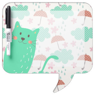 Raining Cats Dry Erase Board