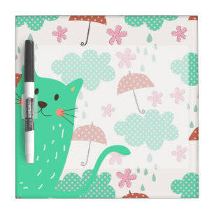 Raining Cats Dry-Erase Board