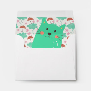 Raining Cats Envelope