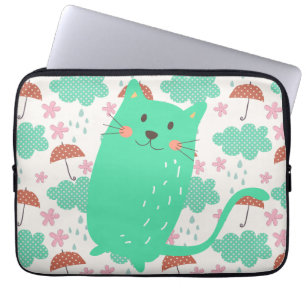Raining Cats Laptop Sleeve
