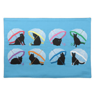 Raining Cats 'n Cats Placemats 20" x 14"