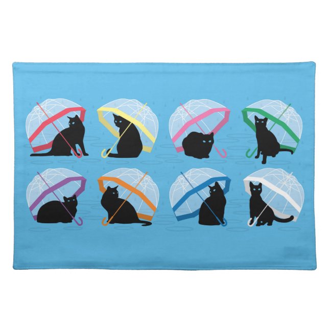 Raining Cats 'n Cats Placemats 20" x 14" (Front)