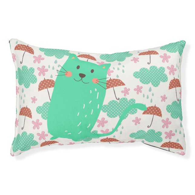 Raining Cats Pet Bed (Front)