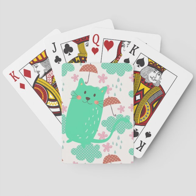 Raining Cats Poker Cards (Back)