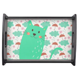 Raining Cats Serving Tray
