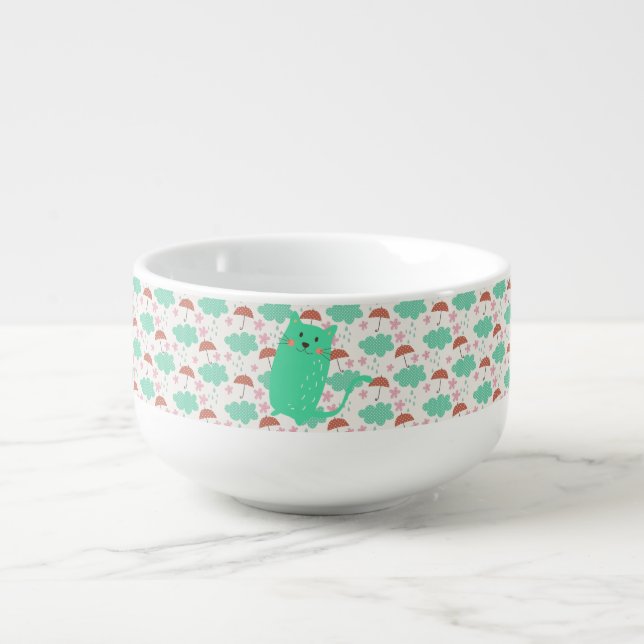 Raining Cats Soup Mug (Front)