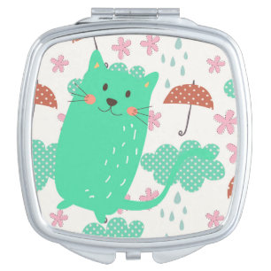 Raining Cats Vanity Mirror