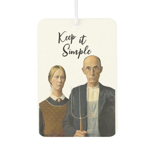 Raining love artsy air freshener (Front)