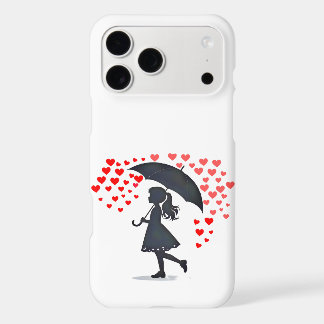 Raining love artsy iPhone 17 pro max case