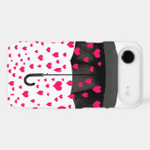 Raining love hearts iPod covers (Back (Horizontal))