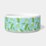 Raining Pickles Pet Bowl<br><div class="desc">©2015 StaceyJean.com</div>