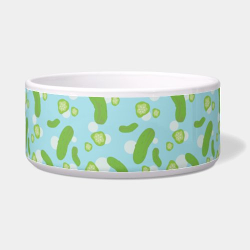 Raining Pickles Pet Bowl