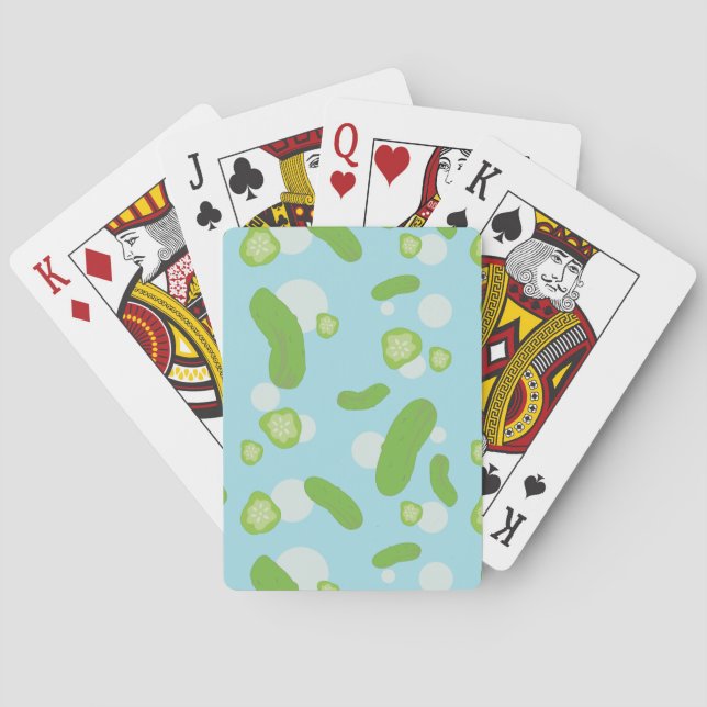 Raining Pickles Playing Cards (Back)