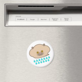 Raining Siamese Cat Cloud - 