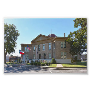 Rains County, Texas, Courthouse Photo Print