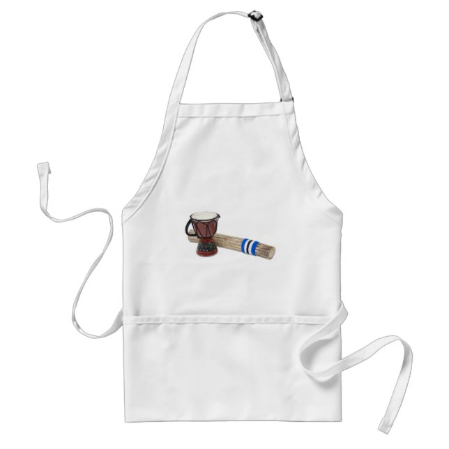 RainstickDrum Adult Apron (Front)