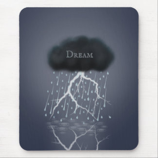Rainstorm in Surreal Dream World Personalized Mouse Pad