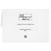 Rainwashed Reflection / noir, card (Back Horizontal)