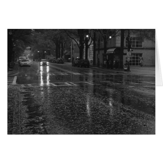 Rainwashed Reflection / noir, card (Front Horizontal)