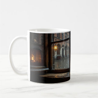 Rainy Belgian Alehouse Window Escape Mug