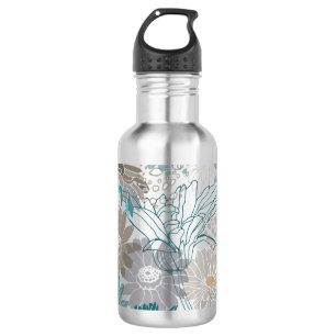 Rainy Blooms Coffee Mug Stainless Steel Water Bottle