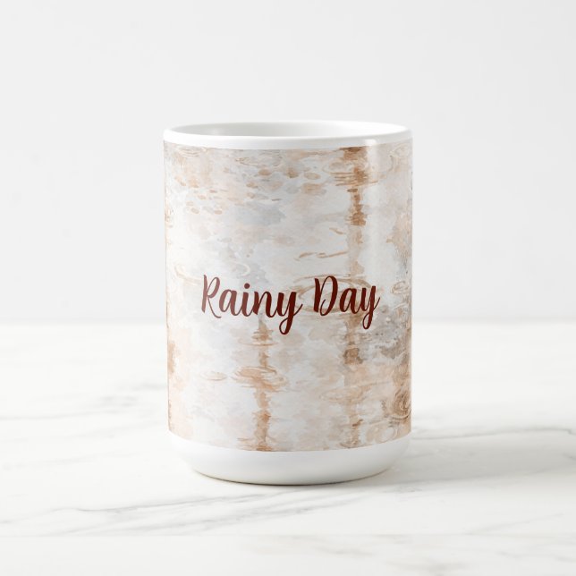 Rainy Day Abstract   Coffee Mug (Center)