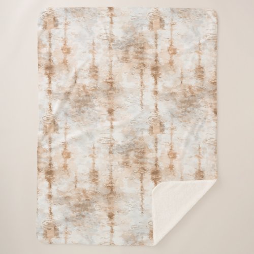 Rainy Day Abstract   Sherpa Blanket