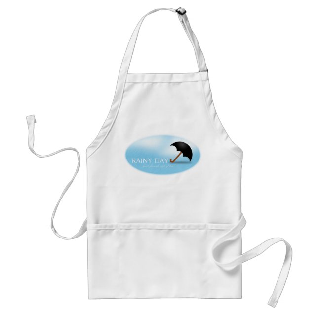 Rainy Day Adult Apron (Front)