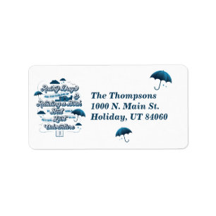 Rainy Day Adventure / Return Address Labels