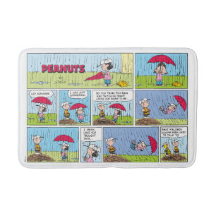 Rainy Day At The Baseball Game Bath Mat
