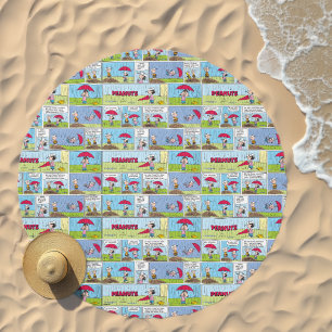 Rainy Day At The Baseball Game Beach Towel