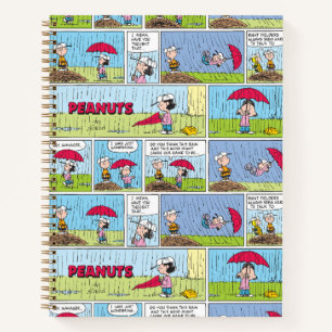 Rainy Day At The Baseball Game Notebook