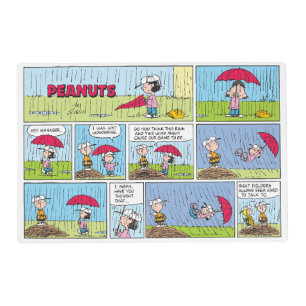 Rainy Day At The Baseball Game Placemat