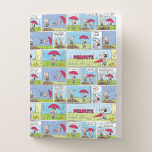 Rainy Day At The Baseball Game Pocket Folder