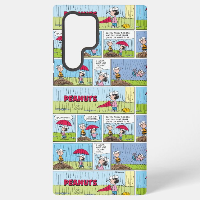 Rainy Day At The Baseball Game Samsung Galaxy Case (Back)