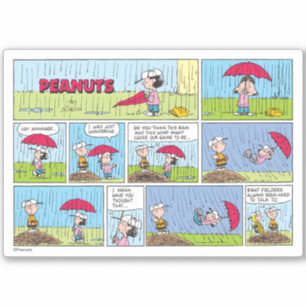 Rainy Day At The Baseball Game Sticker