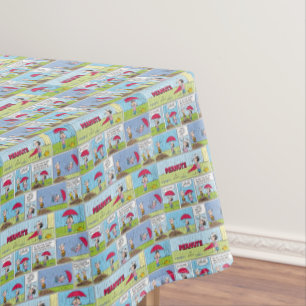 Rainy Day At The Baseball Game Tablecloth