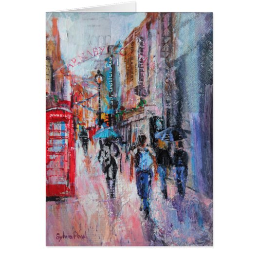 Rainy Day Carnaby Street Cards (Front)