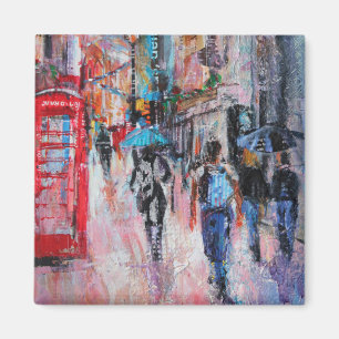 Rainy Day Carnaby Street Magnet