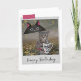 Cartão Rainy Days Birthday Personalizado