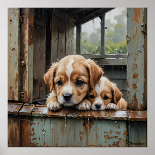 Rainy Day Companions Poster