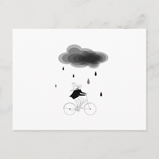 Rainy day - Copenhagen Postcard (Front)