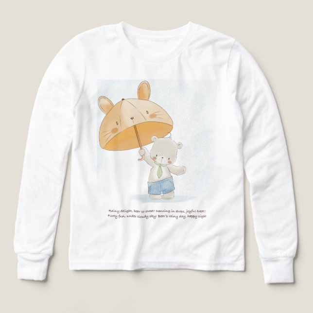 Rainy day delight Tri-Blend shirts (Design Front)