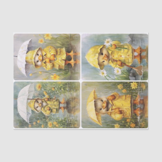 Rainy Day Dewy  Tissue Paper (Front)