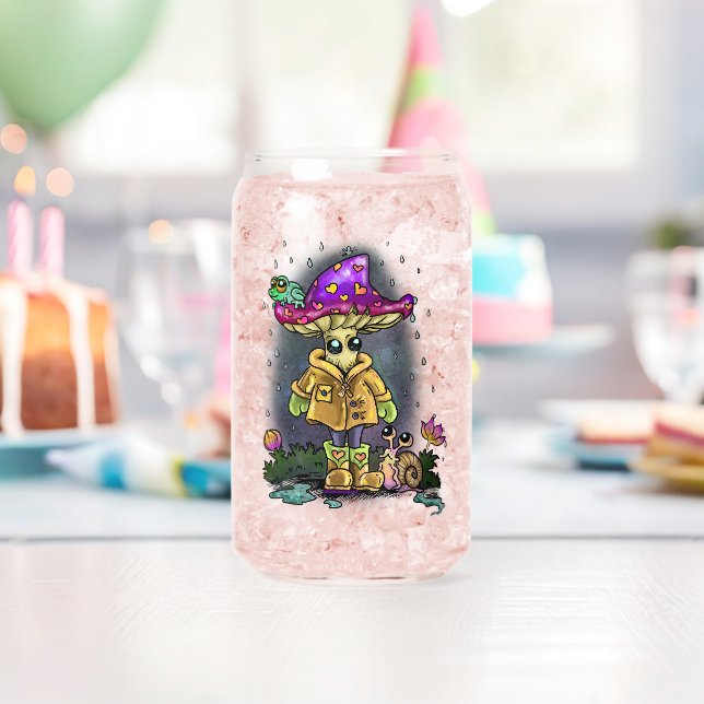 Rainy Day Friends Can Glass (Insitu (Birthday))