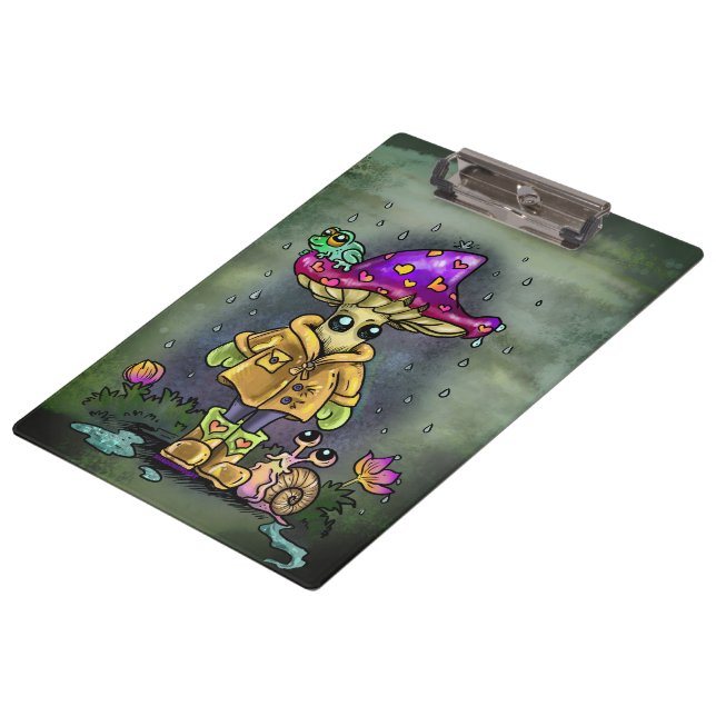 Rainy Day Friends Clipboard (Angled)